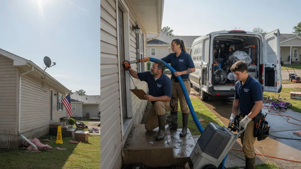 Ceiling Water Damage Restoration in Shirley, AR near me